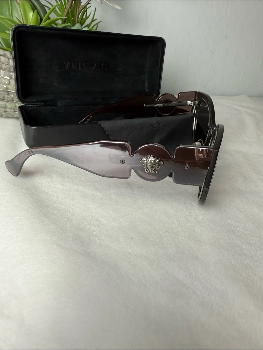Versace VE2234 Grey Cat-Eye Sunglasses